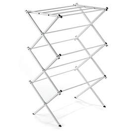 Polder 8311-90 Freestanding Accordion Clothes Drying Rack, 29" x 14.5" x 42", White