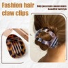 SGERUFZ 4 Stück Flache Haarklammern, Flat Claw Clip für Damen,