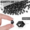 DomeStar Black Fake ice Black Fake ice Cubes Black Fake