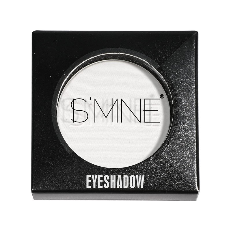 IS'MINE Single White Matte Eyeshadow Powder Palette High Pigment, Longwear,