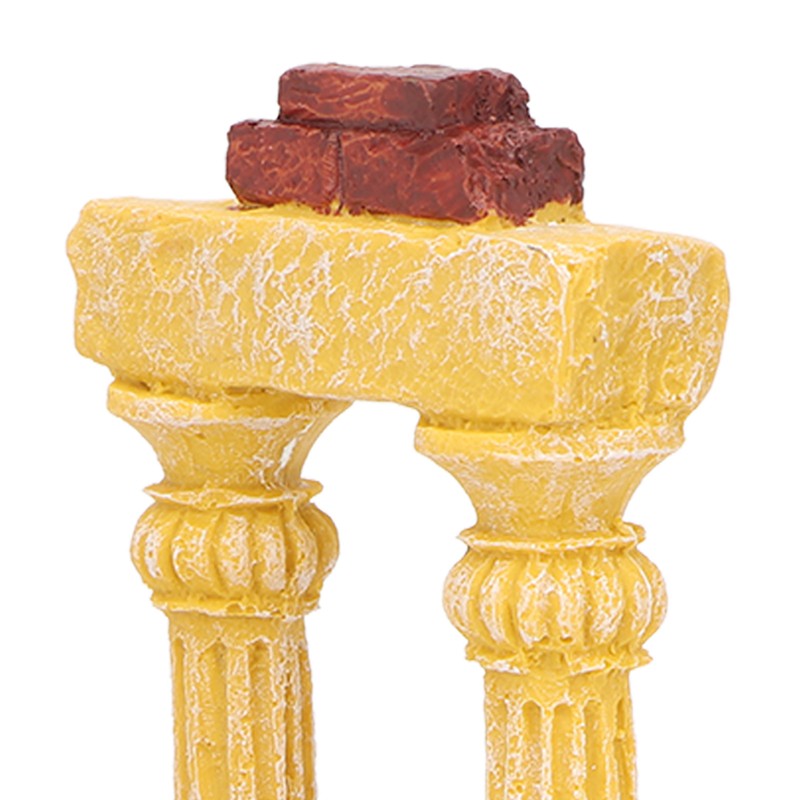 Roman Column Aquarium Decoration Resin Simulation Reusable Fish Tank Landscape