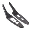car-attention Carbon Fiber ABS Window Lift Switch Button Panel Cover