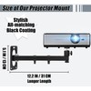 2-Be-Best Projector Wall Mount Long Projector Mount Length 12IN /