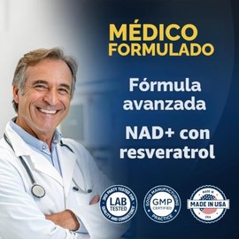 MOM NUTRIX Suplemento de NAD liposomal con resveratrol - NAD Plus de alta pureza, 2000 mg, 120 cápsulas, fabricado en EE. UU. - Alternativa a NMN