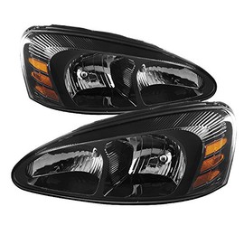 Xtune Pontiac Grand Prix Crystal Headlights - Black