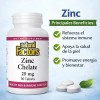 Quelato De Zinc 25mg 90 Tabletas Natural Factors