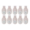 10pcs One Piece Colostomy Bag Lock Buckle Activated Carbon Deodorizing