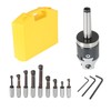 kimllier 2 Inch Boring Head MT2 Shank 9Pcs 1/2 Inch