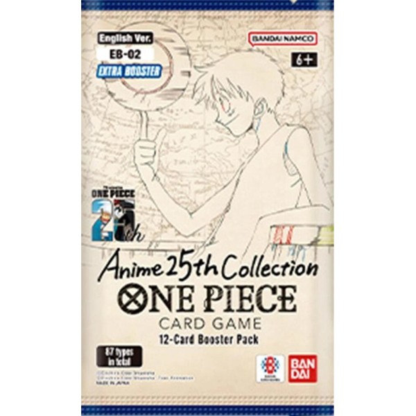 One Piece Card Game EB-02 25th Anniversary English Booster Pack