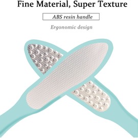 RoserRose Callus Remover, Callus File, Double-Sided Stainless Steel Foot File, Callus Rasp for Foot Care, Callus Removal Foot and Shrinked Skin Callus - Blue