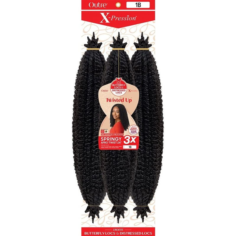 Outre Trenzas De Crochet X-Pression Trenzada Up 2X Springy Afro