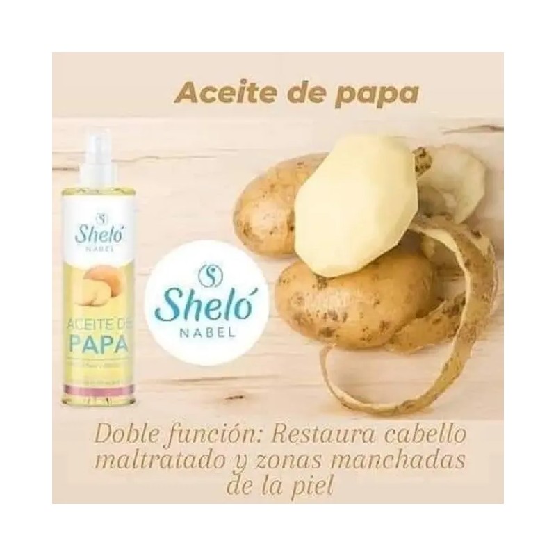 Shelo Aceite Papa Reparador Cabello Piel 265ml