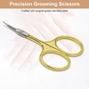 CGBE Professional Cuticle Scissors Extra Fine with Curved Tip, Cuticle