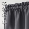 Hiasan Blackout Valance Curtains for Windows Therml Insulated Solid Window