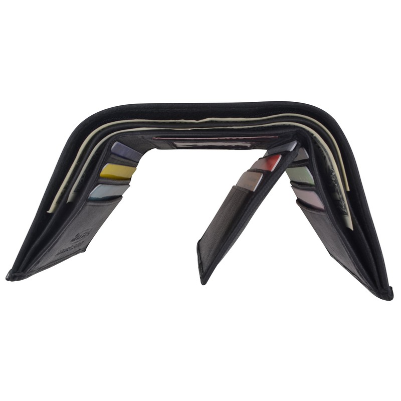 Marshal RFID Camouflage Blocking Men's Leather Camo Classic Trifold ID