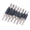 8Pcs Self Centering Hinge Drill Bit Black Hex Shank Hinge