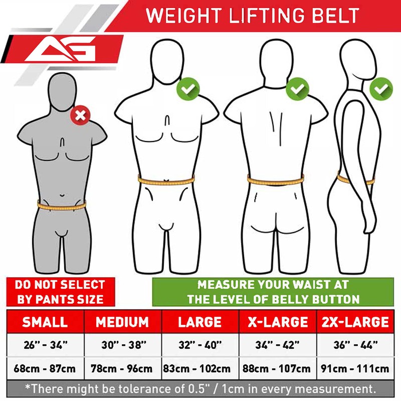 Weight Lifting Belt by AG - Top Class Cowhide Leather