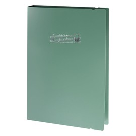 Music Folder, Music Sheet Choir Folder, Music Folder A4, 20 Páginas/40 Pockets, Waterproof Music Folder for Paintings, Music Sheets, Documents (Green)