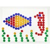 Lena 35621 Mosaic Plug-In Game Set, Mosaic with 140 Plugs