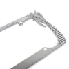 BDK Chrome Plated Rust-Proof Die-Cast Stainless Metal License Plate Frame/Holder