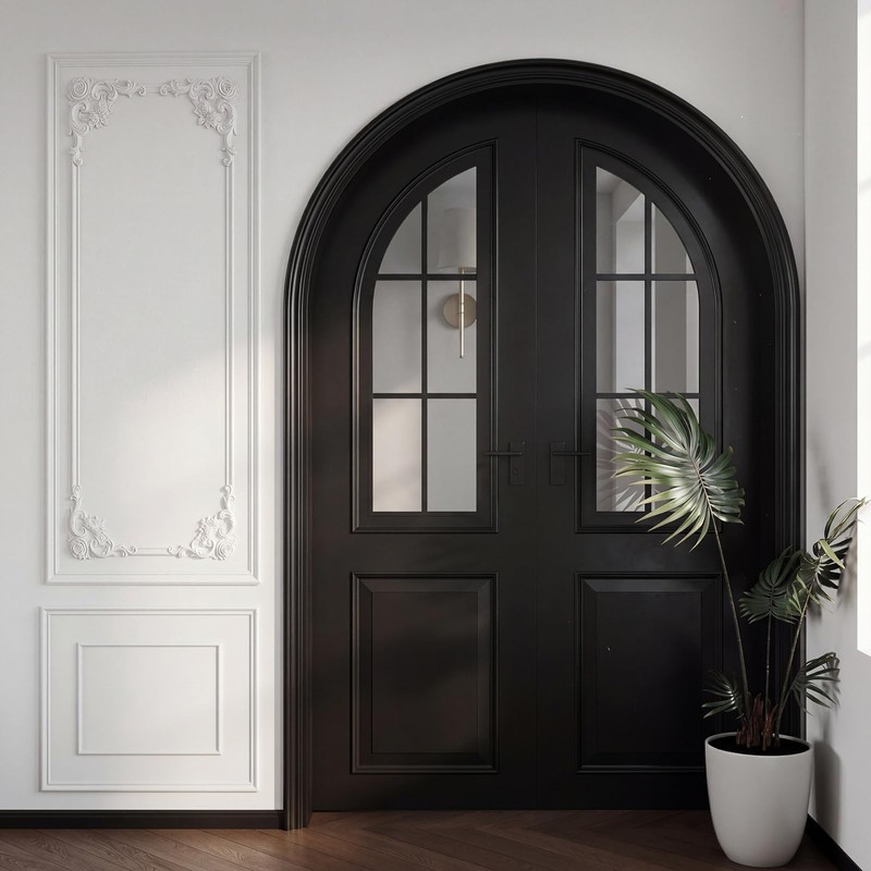 DoubleFill Wall Molding Kit Premade Molding Panel with Corner Accent,