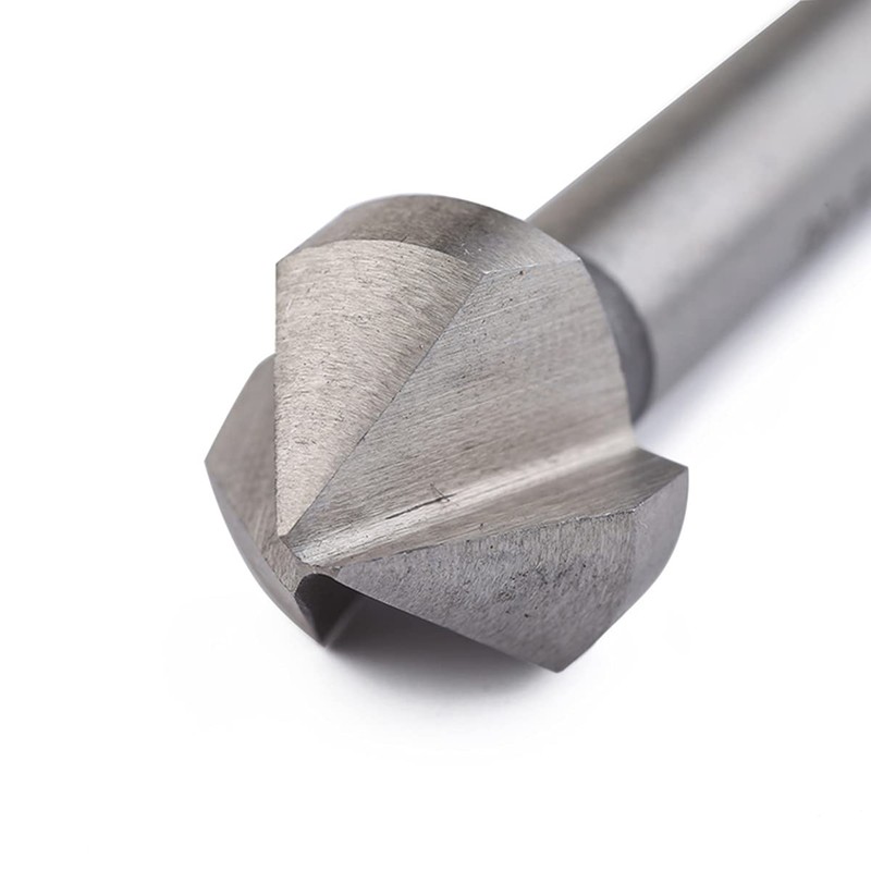 6 Pcs Cobalt Steel Single-End Countersink Chamfer Tool Deburring Tool