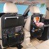 2PACK Leather Car Backseat Organizer with Tablet Holder - 9