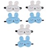 FOMIYES 6 Pcs Plush Rabbit Eye Mask Eye Mask for