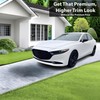 BOGAR TECH DESIGNS Front Chrome Delete Overlay Film Compatible with