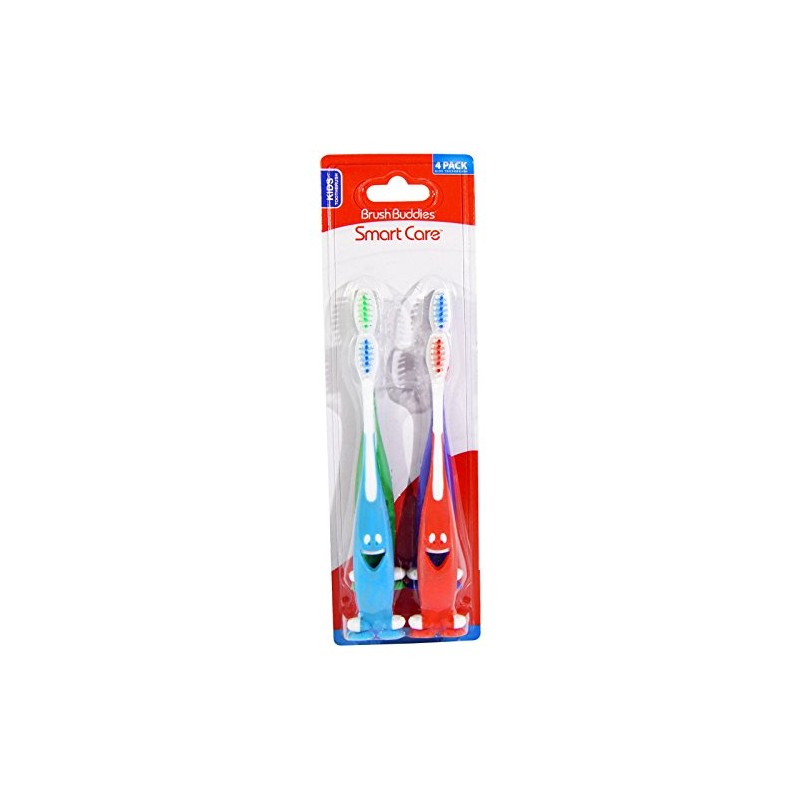 Smart Care Brush Buddies 4 pk.Toothbrushes by Brush Buddies