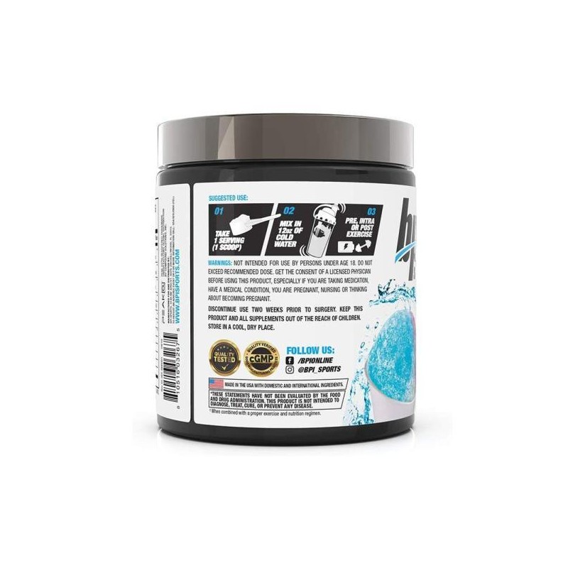 BPI 베스트 BCAA 필수 아미노산 288g (스노우콘) Recharged BPI Best
