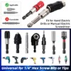 Pack of 2 Quick Change Bit Holder Magnetic Swivel Bit
