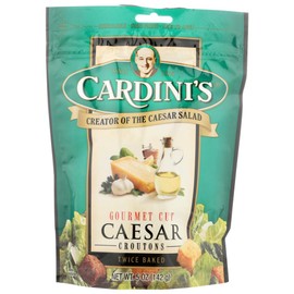 Gourmet Cut Caesar Croutons 5 Ounces (Case of 12)