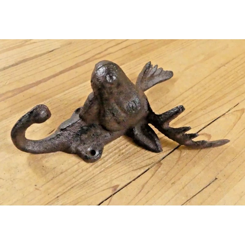 MIDWEST CRAFT HOUSE 6 Rustic Elk Deer Moose Head Hooks