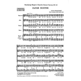 Pater Noster: No. 29. mixed choir (SATB) a cappella. Partition de chœur.