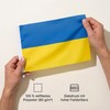 Flaggenfritze Ukraine Table Flag + Free Sticker