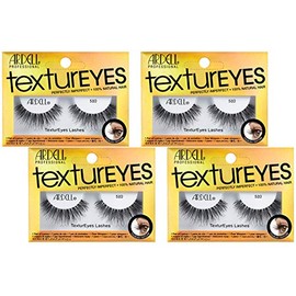 Ardell TexturEyes False Strip Lashes #580, 4 Pack