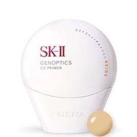 (June) SK-II NEW Genoptics CC Primer Set SPF50+,PA++++ Beige color/ (6월) SK-II NEW 제놉틱스 CC프라이머 세트 SPF50+,PA++++ 베이지컬러