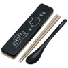 Skater CCS3SAAG Silver Ion Ag+ Antibacterial Cat Chopsticks and Spoon