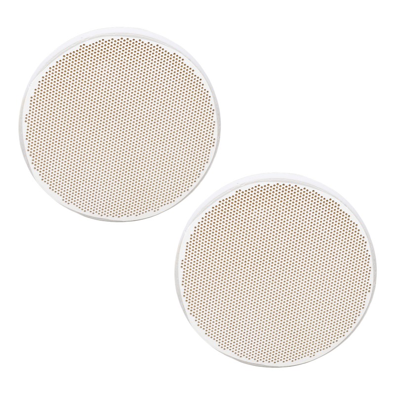 2PCS Round Welding Plate with Multiple Holes Quartz Welding Tile