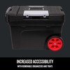 CRAFTSMAN Rolling Tool Box with Wheels, Includes Organizers and Trays,