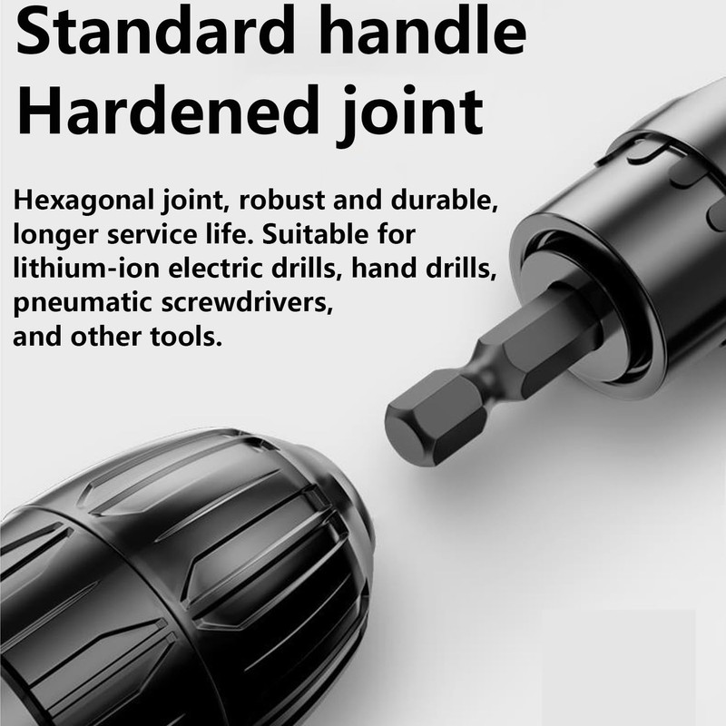 QZKJQDD 105 Degree Right Angle Drill, 1/4 Inch 105 Degree