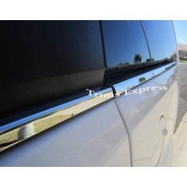 Made in USA - Trims Express fit:2004-2010 Dodge Durango 4Pc Window Sill Trim Stainless Accent Overlay