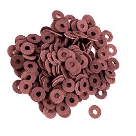Computer Motherboard Washers (200 Pack) PCB Insulating Fiber Washers/Gaskets/Insulated Spacers Maroon/Red Color Used for Screw Insulation