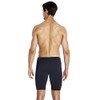 Speedo Mens Fit Monogram Black/Red Swim Trunks 30", Black -