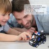 Policeman Car Toy Strong Alloy Detailed Texture Lights Sound Effect