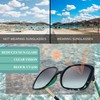 SQUAD Sunglasses for Women Adults Square Fashion with Glasses Case,