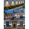 Solar Fence Lights Outdoor, 3000/4500/6000K 3 Mode 16 Pack Fence