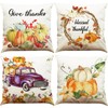BINXWA Autumn Cushion Cover, Autumn Decorative Cushion 45 x 45