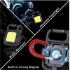 RETZLA Cob Keychain Work Light Keychain Flashlight 4 Light Modes,